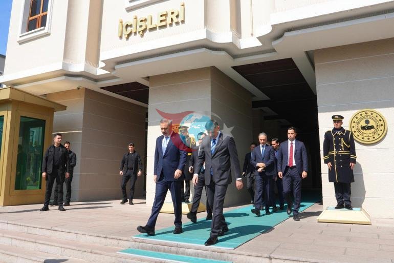 Bakan Fidan, İçişleri Bakanı Çiftçiyi ziyaret etti