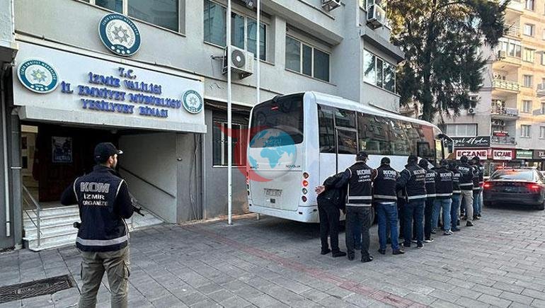 İzmirde Genç Osman Çetesine operasyon: 7 tutuklama