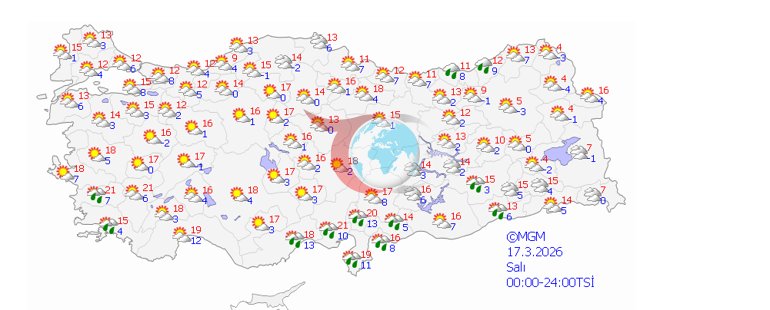Son dakika.. Meteoroloji ve AKOM gรผn verdi Tรผrkiyeyi 4 gรผn terk etmeyecek