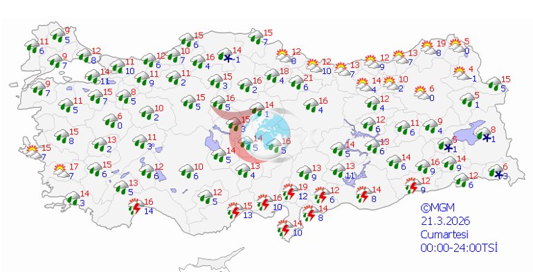 Son dakika.. Meteoroloji ve AKOM gรผn verdi Tรผrkiyeyi 4 gรผn terk etmeyecek