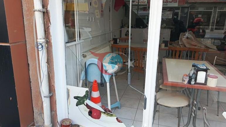 Pide salonunda patlama Ortalık bir anda savaş alanına döndü