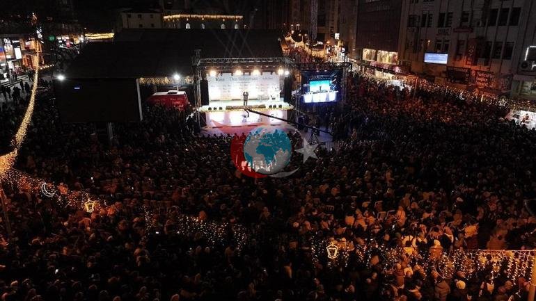 Esenler’de binlerce kişi aynı duada buluştu 10 bin hatim 100 bin dua gecesi