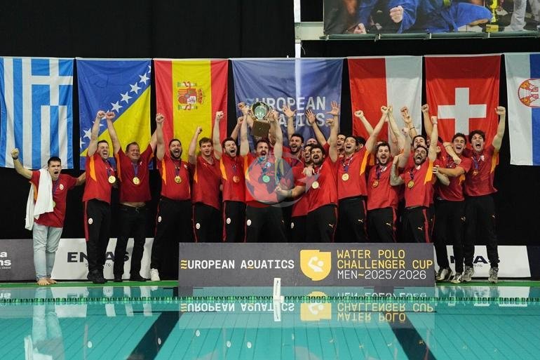 Galatasaray A Erkekler Sutopu Takımı Challenger Cup Şampiyonu oldu