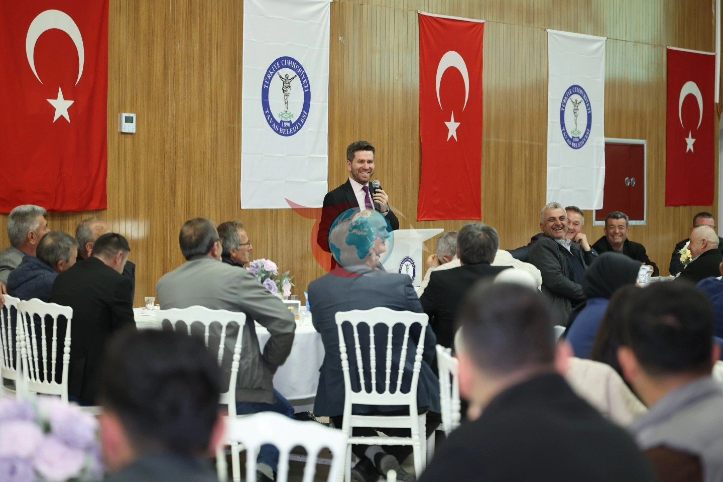 Tavas’ta muhtarlar iftar sofrasında buluştu