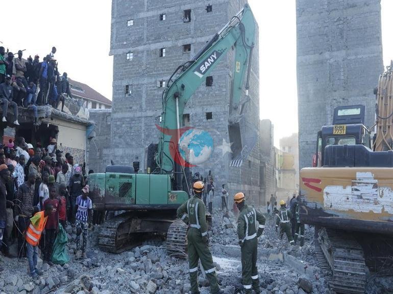 Kenyada bina çöktü: 4 ölü, 4 yaralı