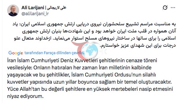 İran savaşında son dakika haberi! İsrail Ali Laricani'yi gerçekten öldürdü mü? - Resim: 0