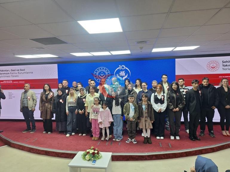 661 şehit yakını, gazi ve gazi yakını kamuya atandı