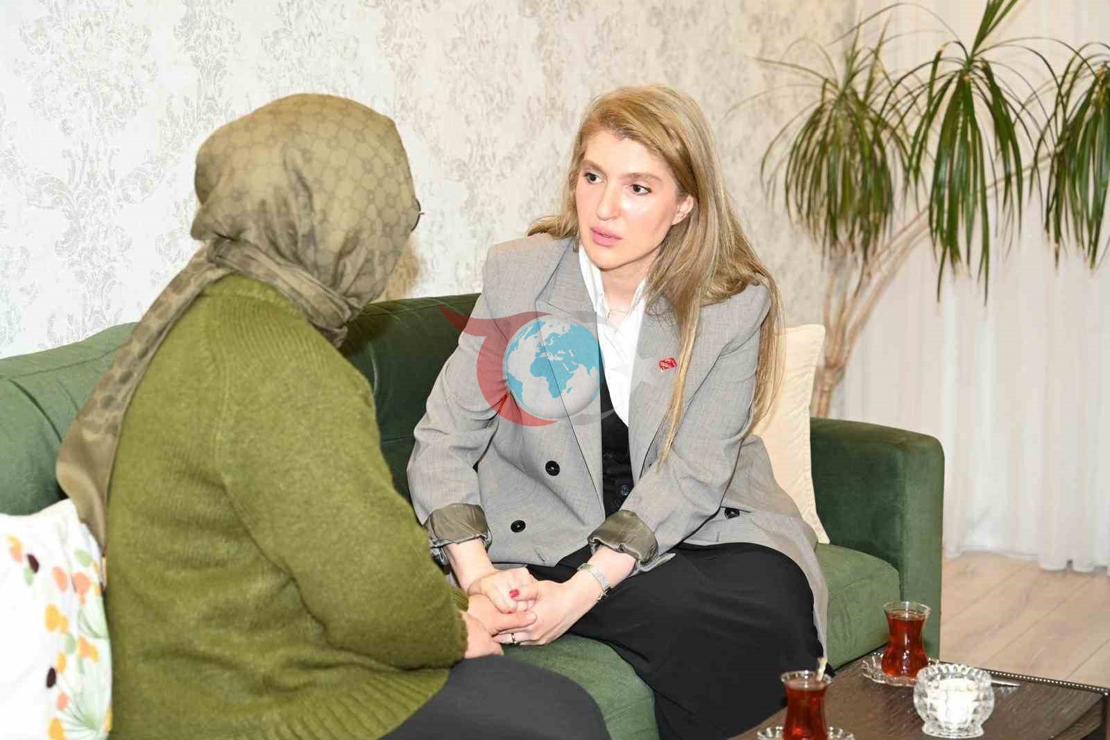Milletvekili Ölmeztoprak&rsquo;tan Nur öğretmene &rsquo;geçmiş olsun&rsquo; ziyareti