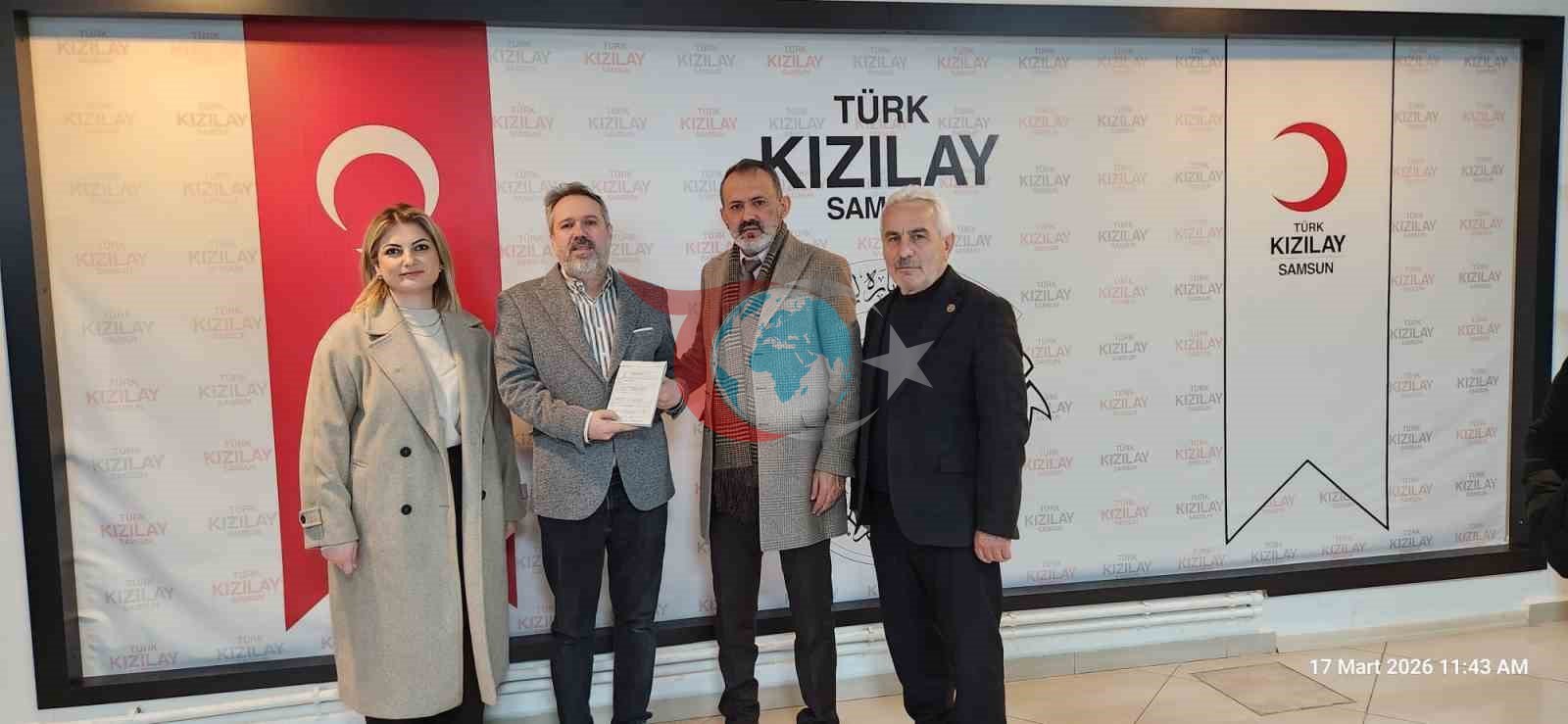 Samsun Çocuk Evlerinden Gazze için anlamlı bağış