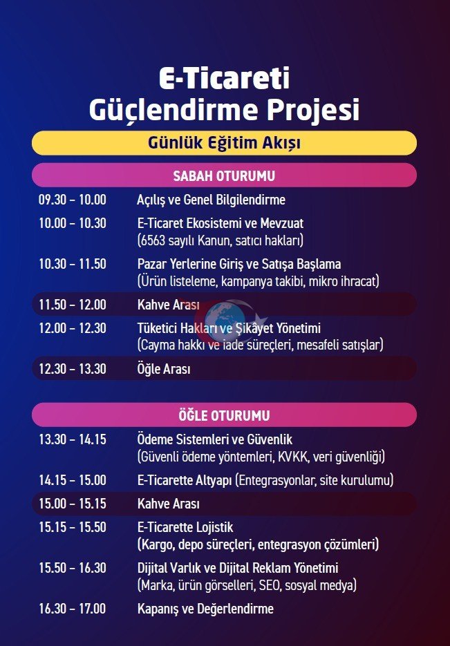 AYTO ticaret eğitimine ev sahipliği yapacak