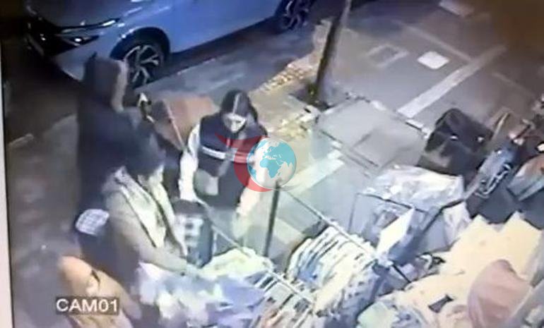 Avcılar’da ayakkabı hırsızlığı kamerada Kat kat dolaşıp topladı
