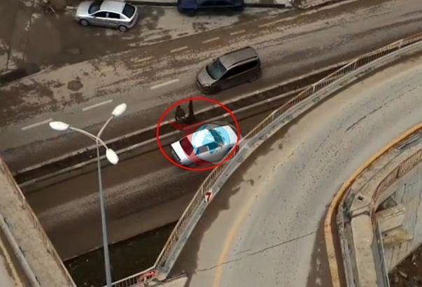 Kırıkkale'de Heyecan Dolu Kaçış! Ters Yola Girip Kamyonetle Firar Etti, Dronla Yakalandı