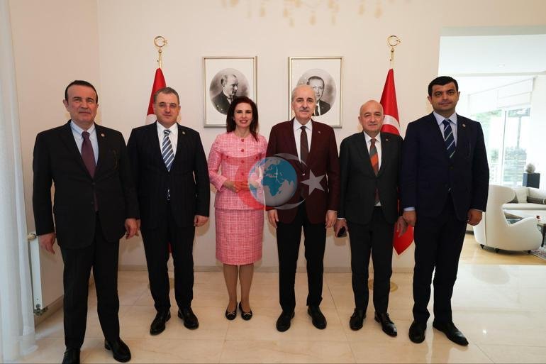 TBMM Başkanı Kurtulmuş’tan Zagreb Büyükelçiliği’ne ziyaret