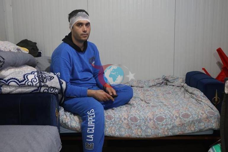 Uykuda ölümle burun buruna geldi Bayram sabahı isabet eden yorgun mermi hayatını kabusa çevirdi