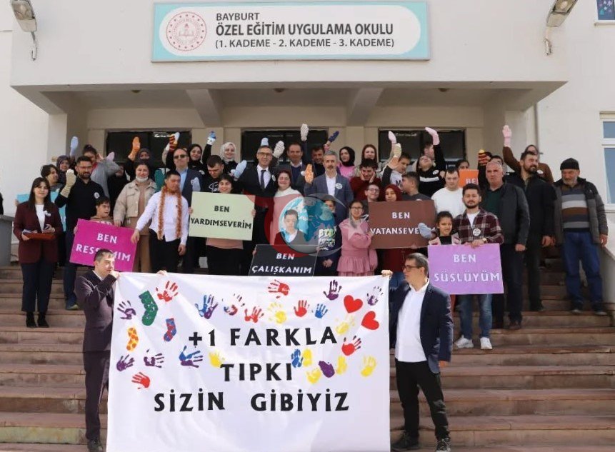 Bayburt’ta özel öğrenciler farkındalık etkinliğinde buluştu