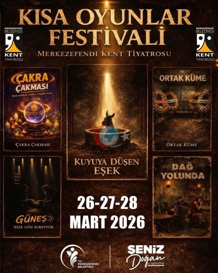 Merkezefendi Kent Tiyatrosu Kısa Oyunlar Festivali ile sanatseverleri buluşturuyor