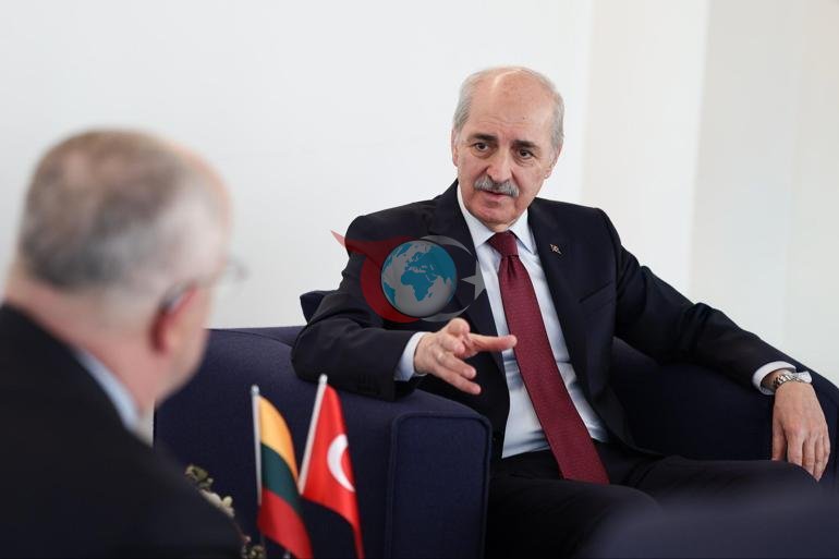 TBMM Başkanı Kurtulmuş, Litvanya Meclis Başkanı Olekas ile Zagreb’de görüştü