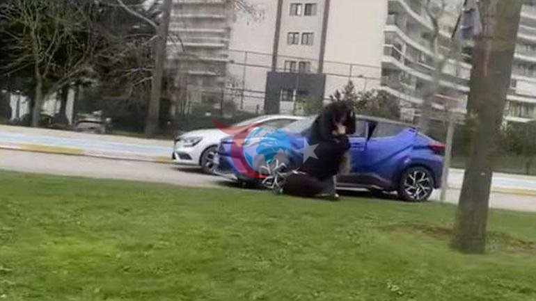 Trafikte birbirlerine girip dehşet saçmışlardı Ejderha kadınlara şok ceza