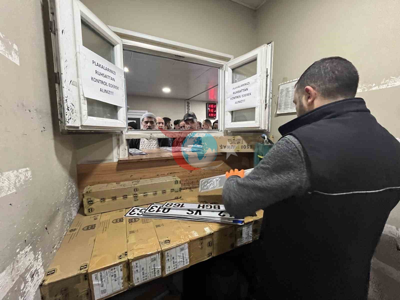 Konya’da plaka basım yoğunluğu devam ediyor