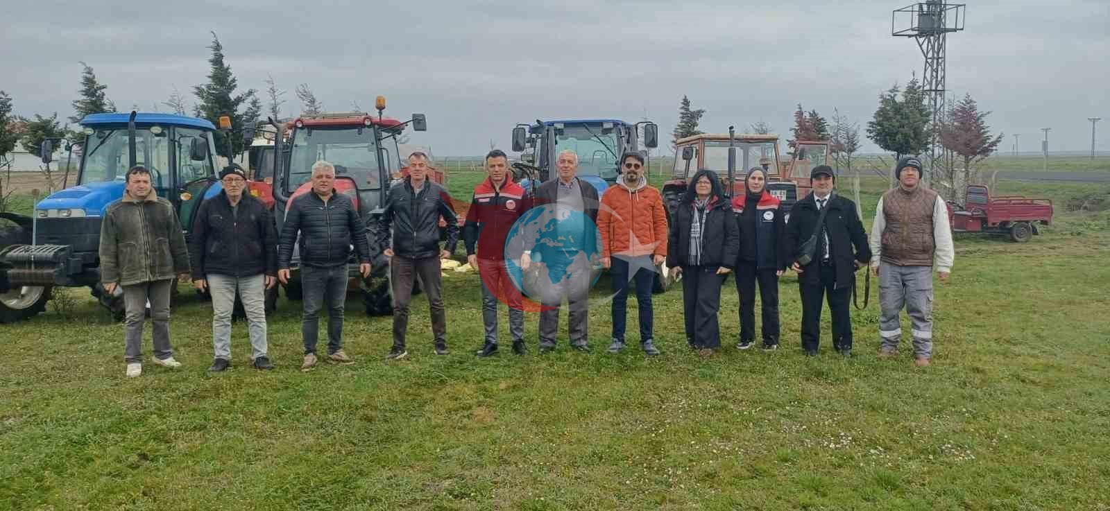 Merada gübreleme çalışması yapıldı