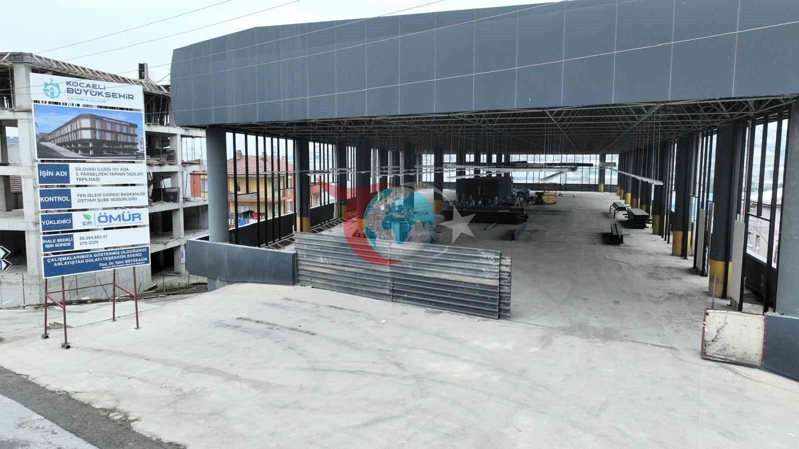 Dilovası Belediyesinin tüm birimleri yeni binada tek çatı altında toplanacak