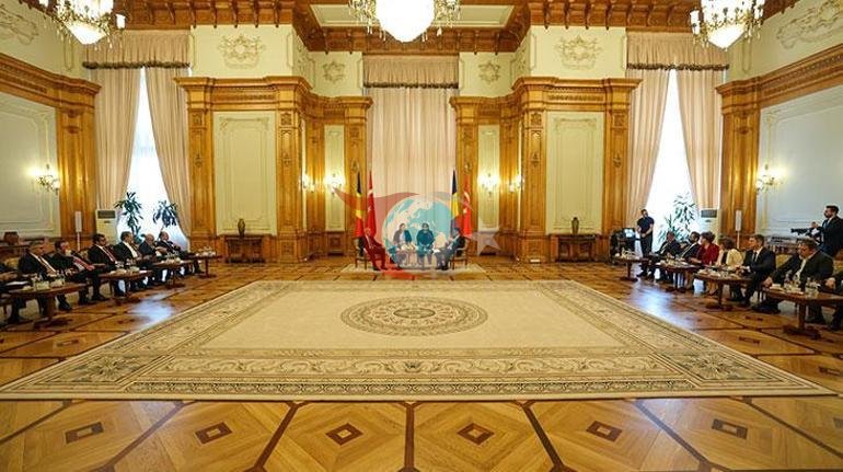 TBMM Baลkanฤฑ Numan Kurtulmuล, Romanya Senato Baลkanฤฑ Abrudean ile bir araya geldi