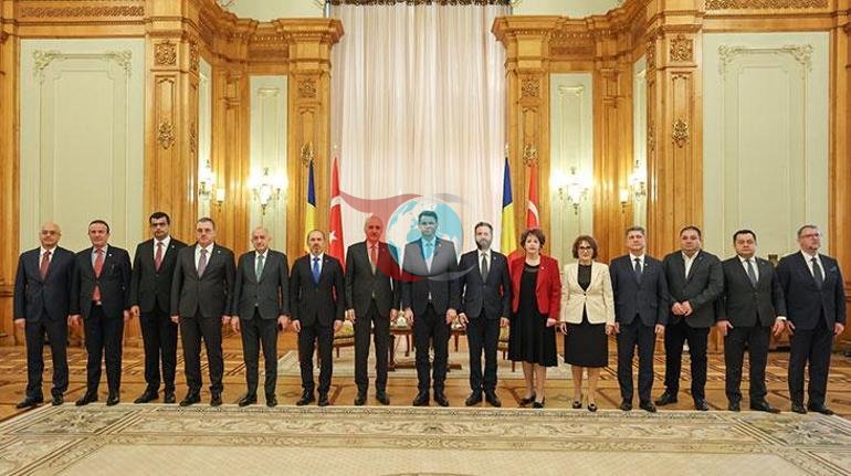 TBMM Baลkanฤฑ Numan Kurtulmuล, Romanya Senato Baลkanฤฑ Abrudean ile bir araya geldi