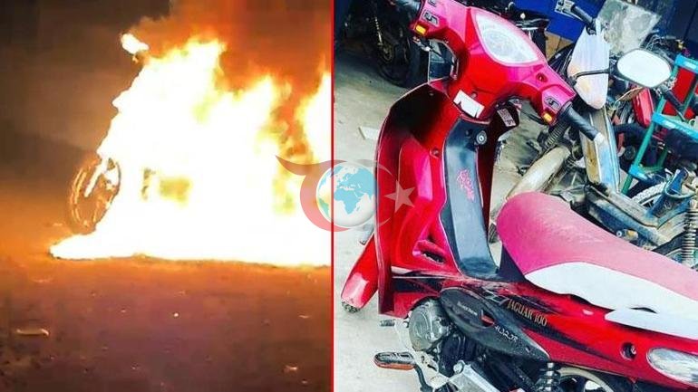 Gelen cezayı görünce bunalıma girdi Motorunu ateşe verdi: Sıfırı zaten 50 bin TL