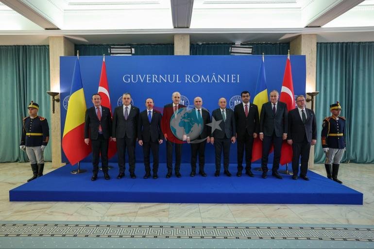 TBMM Başkanı Kurtulmuş, Bükreşte Romanya Başbakanı Bolojan ile görüştü