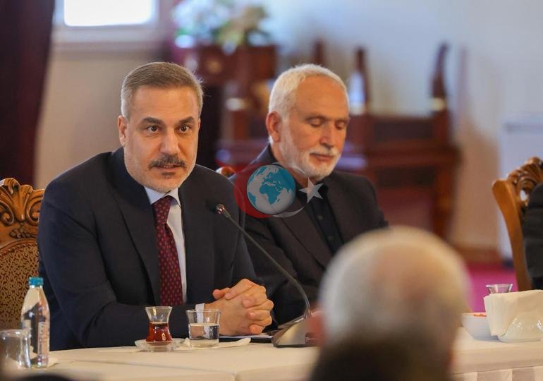 Bakan Fidan, Filistine Destek Platformu üyeleriyle bir araya geldi
