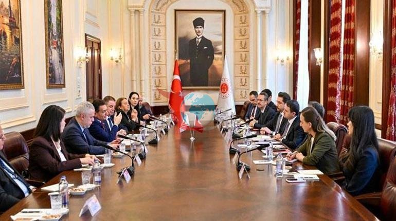 Bakan Gürlek, Türkiye Barolar Birliği Başkanı Erinç Sağkan ve beraberindeki heyetle görüştü