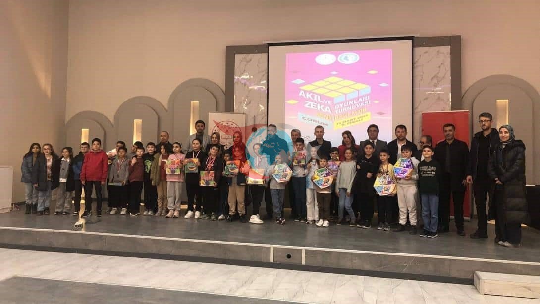Çorum’da akıl ve zeka oyunları tamamlandı