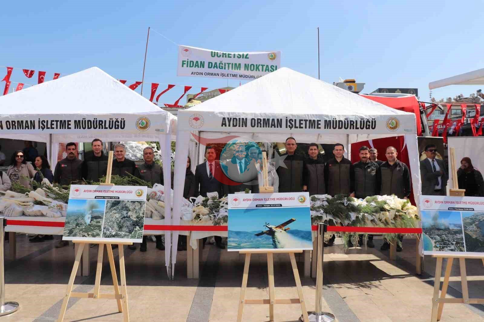 Aydın’da Orman Haftası kapsamında 6 bin fidan ücretsiz dağıtıldı