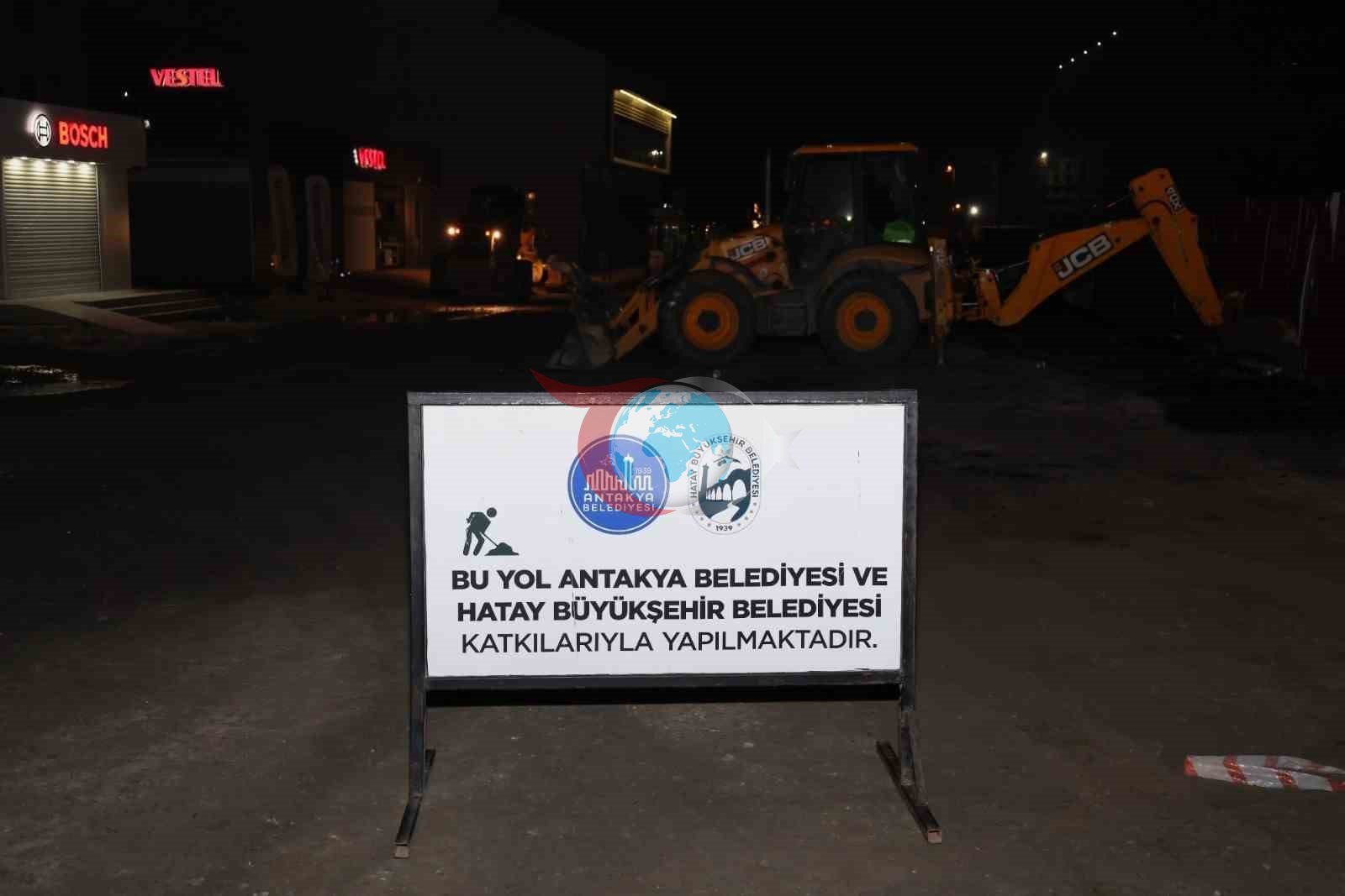 Hatay Büyükşehir Belediyesi ve Antakya Belediyesi&rsquo;nden asfalt seferberliği