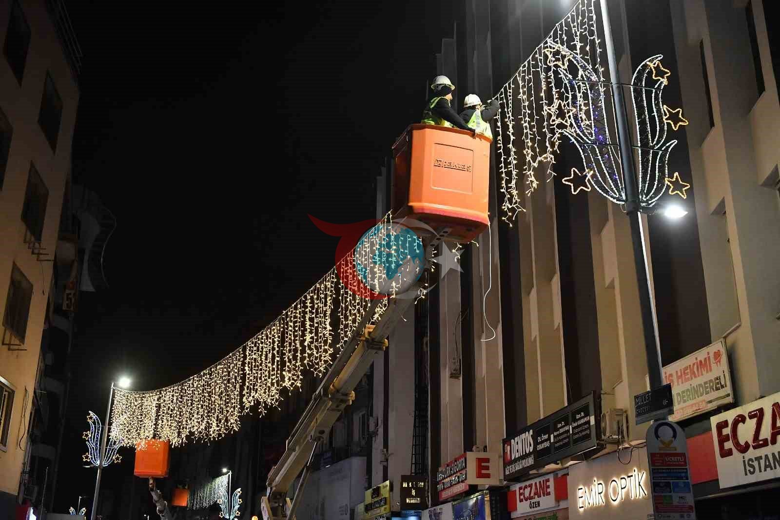 Kent merkezini aydınlatacak LED dönüşüm çalışmaları başladı