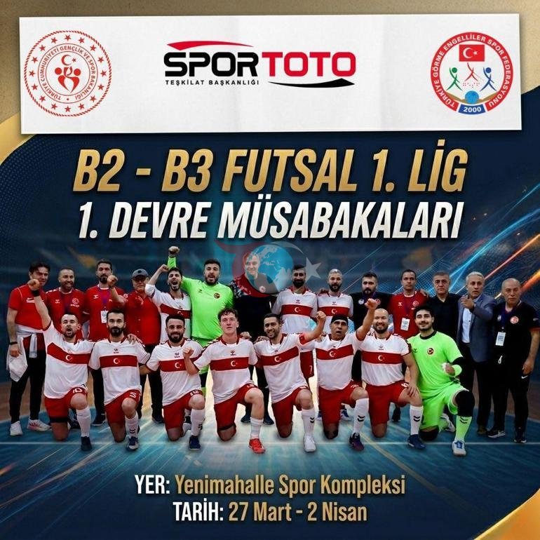 Futsal 1’inci Lig 1’inci devre müsabakaları Ankara’da başladı