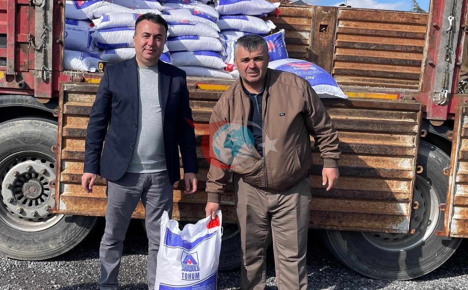 Beyşehir&rsquo;de çiftçilere nohut tohumu dağıtıldı