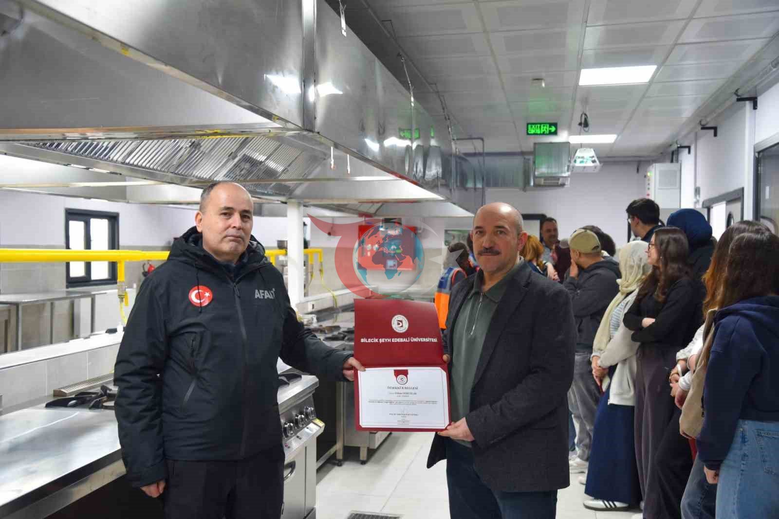 BŞEÜ&rsquo;de yangına müdahale ve güvenli tahliye eğitimi