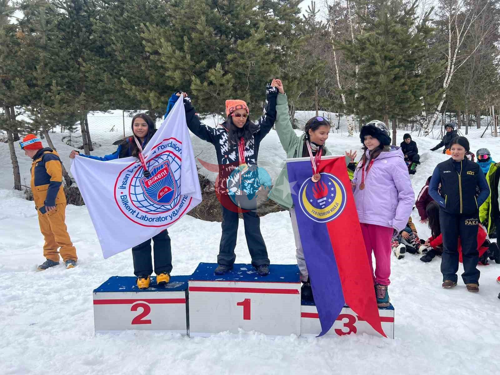 Okul Sporları Snowboard Türkiye Birinciliği&rsquo;nde kürsüye Kayseri ambargosu
