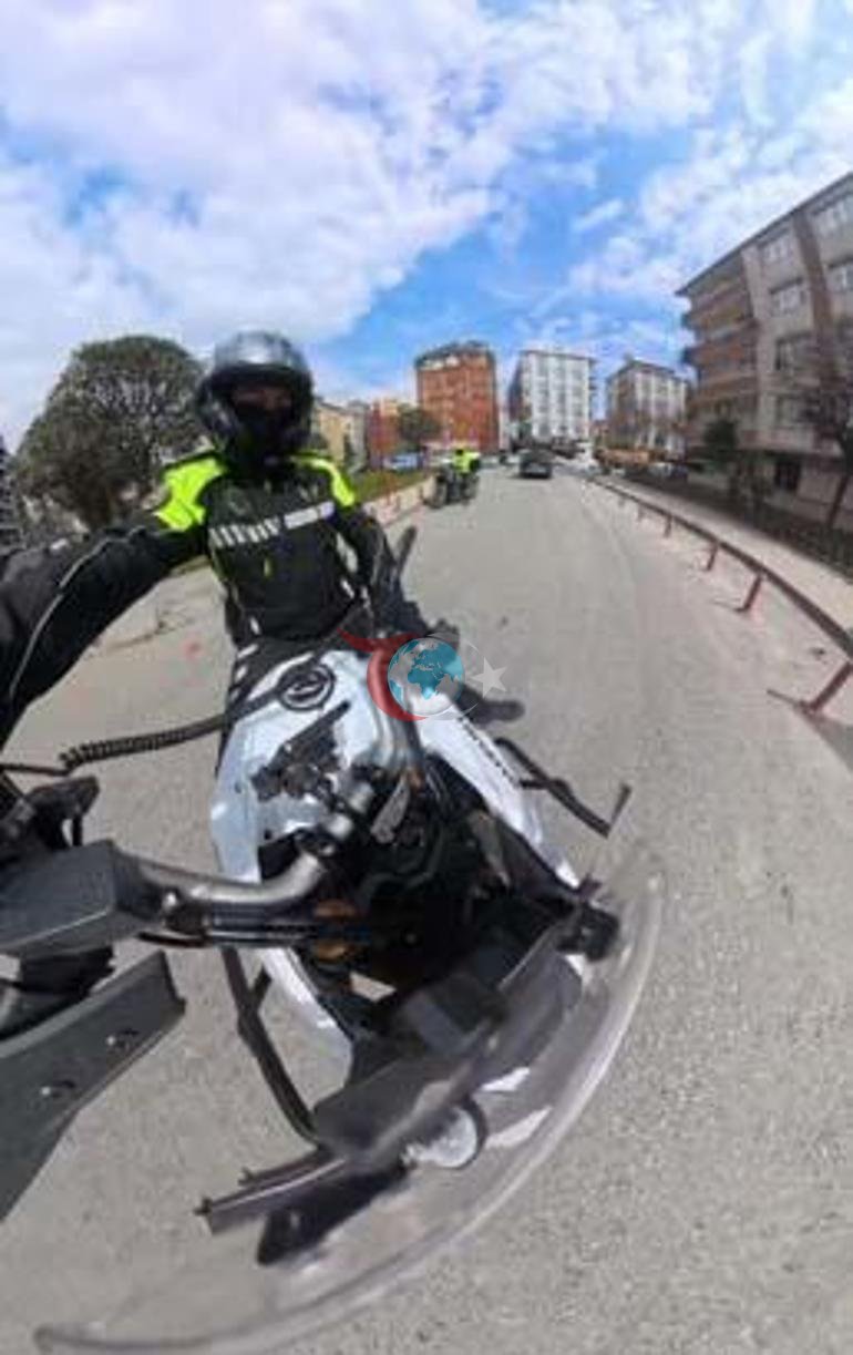 Motosikletteki kahraman 3 aylık bebek hastaneye böyle yetiştirildi