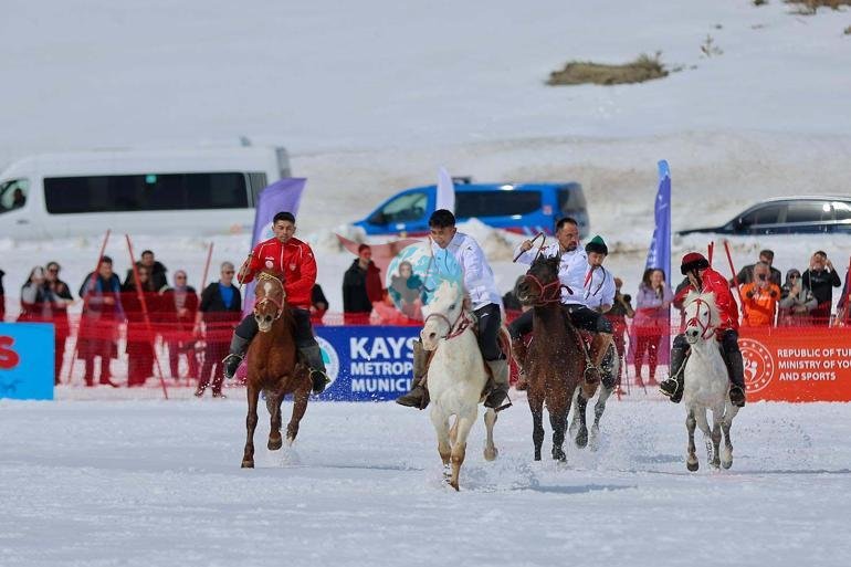 Kökbörü Oyunları Erciyes 2026 Erciyes Kayak Merkezinde düzenlendi