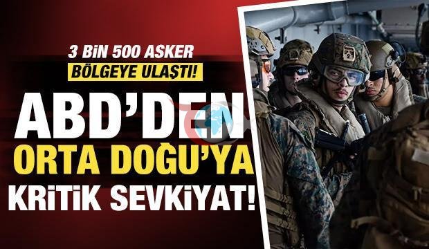 ABD, 3 bin 500 askerin bulunduğu hücum gemisinin Orta Doğu'ya ulaştığını açıkladı.