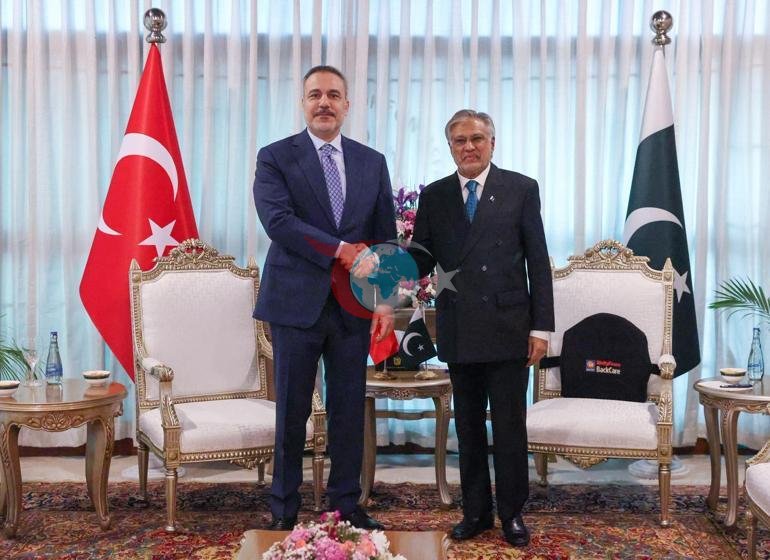 Dışişleri Bakanı Fidan, Pakistan Dışişleri Bakanı Dar ile bir araya geldi