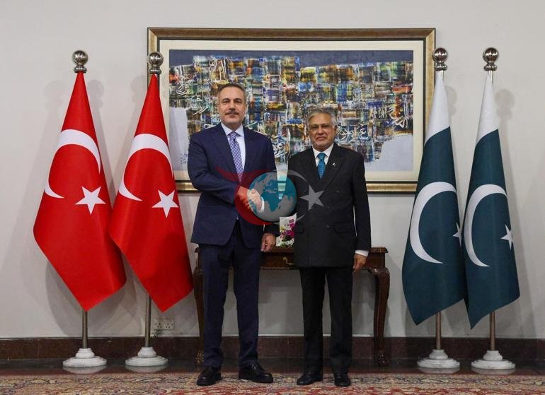 Dışişleri Bakanı Fidan, Pakistan Dışişleri Bakanı Dar ile bir araya geldi