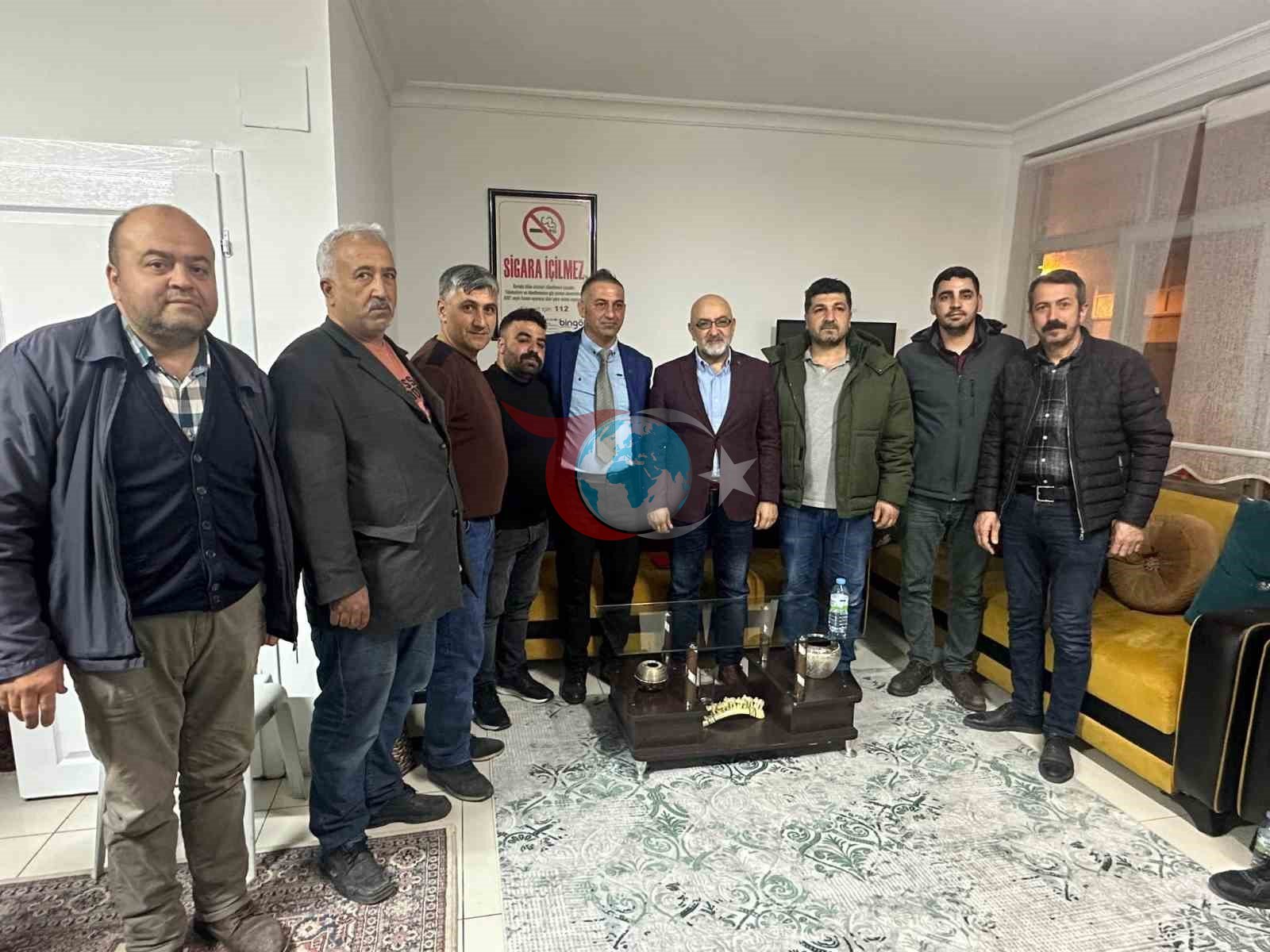 Milletvekili Cıngı, bina görevlileri ile bir araya geldi