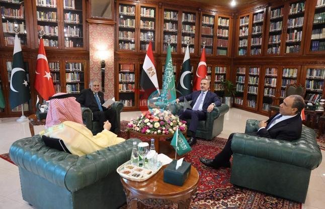 Bakan Fidan, ‘Türkiye-Mısır-Pakistan-Suudi Arabistan Dışişleri Bakanları Toplantısı’na katıldı