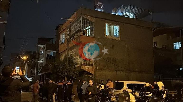 Adanada bir binanın damında şiddetli patlama 2 kişi ağır yaralı