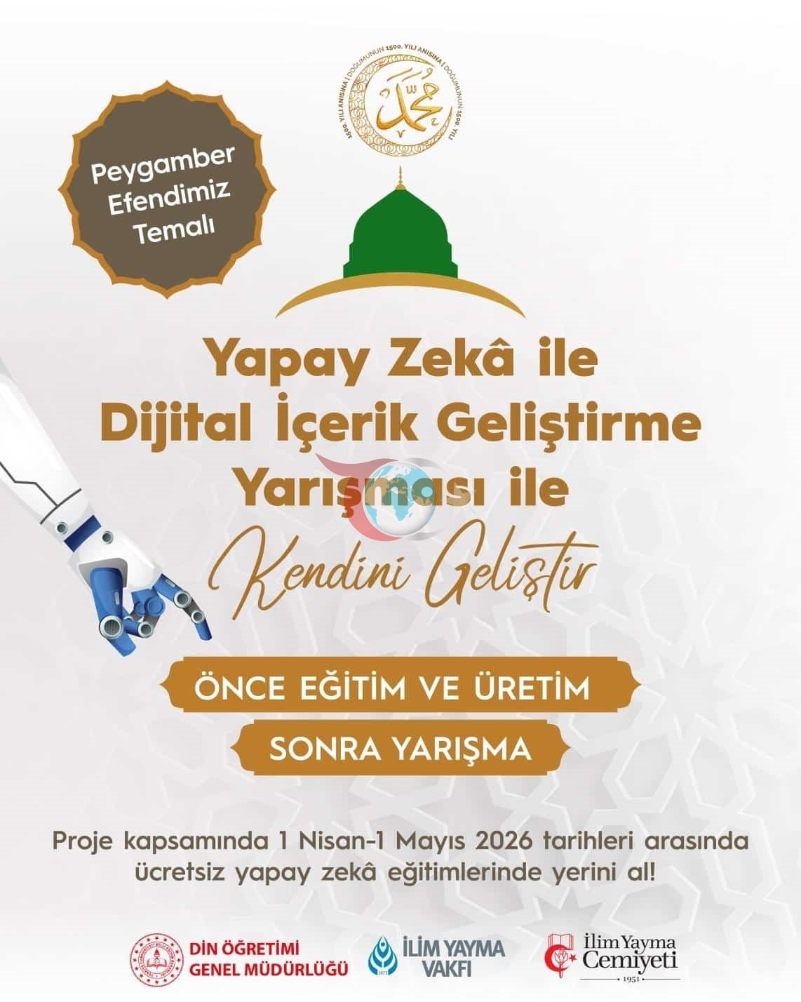 Hz. Muhammedโin doฤumunun 1500โรผncรผ yฤฑlฤฑ anฤฑsฤฑna anlamlฤฑ proje