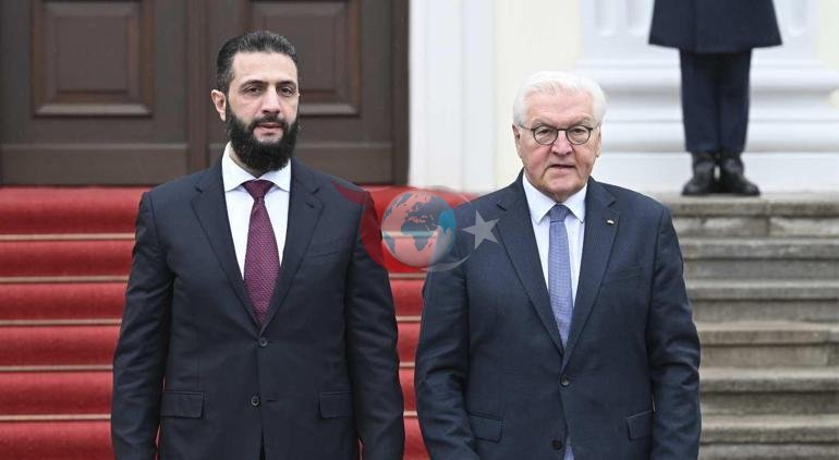 Suriye Cumhurbaşkanı Şara, Berlindeki üst düzey temaslarına başladı
