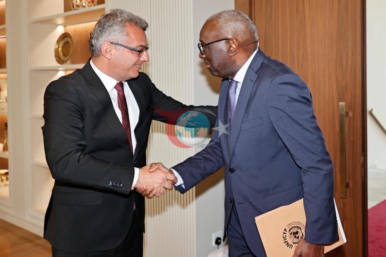 KKTC Cumhurbaşkanı Erhürman, BM Genel Sekreteri’nin Kıbrıs Özel Temsilcisi Diagne’yi kabul etti